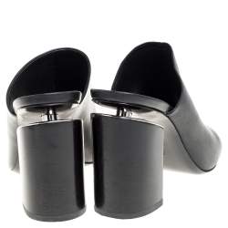 Alexander Wang Black Leather Mules Size 39