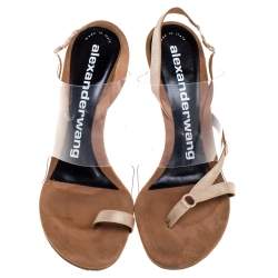 Alexander Wang PVC Kaia Sandals Size 40