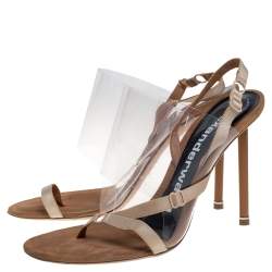 Alexander Wang PVC Kaia Sandals Size 40