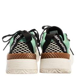 Alexander Wang Multicolor Mesh, Suede and Leather x Adidas Turnout Trainer Size FR41 1/2