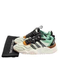 Alexander Wang Multicolor Mesh, Suede and Leather x Adidas Turnout Trainer Size FR41 1/2
