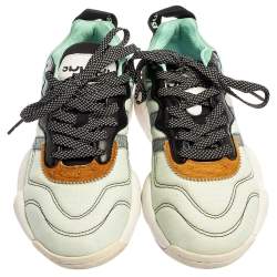 Alexander Wang Multicolor Mesh, Suede and Leather x Adidas Turnout Trainer Size FR41 1/2
