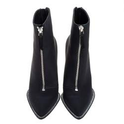 Alexander Wang Black Nylon Eri Boots Size 36.5