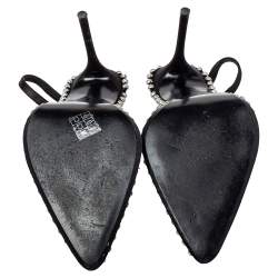 Alexander Wang Black Satin Rina Sandals Size 38