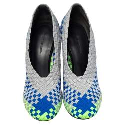 Alexander Wang Multicolor Woven Fabric Carla Pumps Size 36.5
