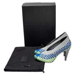 Alexander Wang Multicolor Woven Fabric Carla Pumps Size 36.5