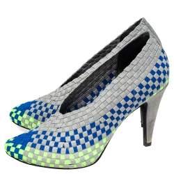 Alexander Wang Multicolor Woven Fabric Carla Pumps Size 36.5