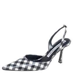 Alexander Wang Grey/Black Leather Crystal Embellished Logo Slingback Pointed Toe Sandals Size 40