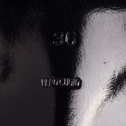 Pre Owned صندل أليكساندر وانغ رينا نوفا جلد أبيض حزام للكاحل مرصع مقاس 36