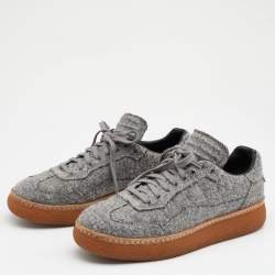 Alexander Wang Grey Wool Eden Low Top Sneakers Size 38 Alexander Wang TLC