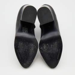Alexander Wang Black Leather Gabi Ankle Length Boots Size 36