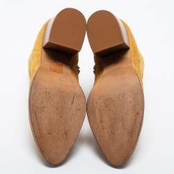 Pre Owned Alexander Wang Light Brown Suede Ankle Boots Size 37