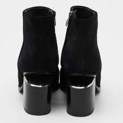 Alexander Wang Black Suede Ankle Boots Size 37