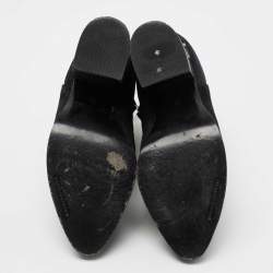 Alexander Wang Black Suede Ankle Boots Size 37