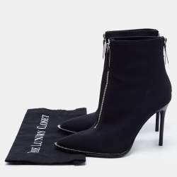 Alexander Wang Black Nylon Eri Booties Size 40