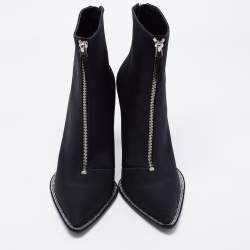 Alexander Wang Black Nylon Eri Booties Size 40