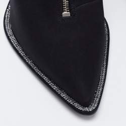 Alexander Wang Black Nylon Eri Booties Size 40