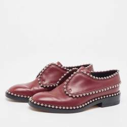 Alexander Wang Burgundy Leather Wendie Derby Size 36