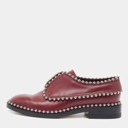 Alexander Wang Burgundy Leather Wendie Derby Size 36