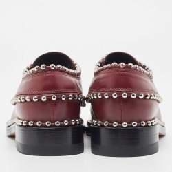 Alexander Wang Burgundy Leather Wendie Derby Size 36