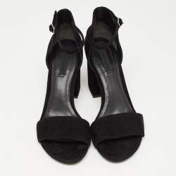 Alexander Wang Black Suede Abby  Sandals Size 39
