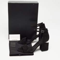 Alexander Wang Black Suede Abby  Sandals Size 39