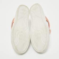Alexandre Birman White Leather Low Top Sneakers 37