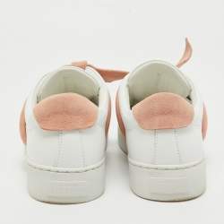 Alexandre Birman White Leather Low Top Sneakers 37