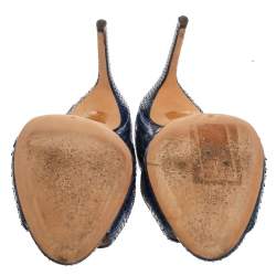 Alexandre Birman Blue Latoya Mules Size 36
