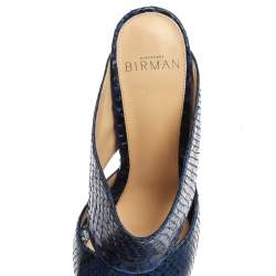 Alexandre Birman Blue Latoya Mules Size 36