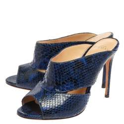 Alexandre Birman Blue Latoya Mules Size 36