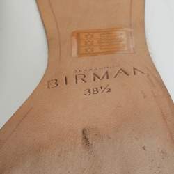 Pre Owned Alexandre Birman White Leather Pointed Toe Pumps Size 38.5