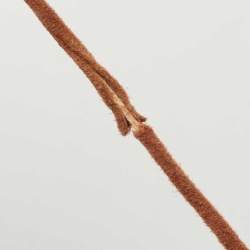 Pre Owned Alexandre Birman Brown Woven Leather Jackye Ankle Tie Sandals Size 36