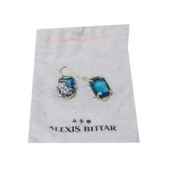 Pre Owned أقراط متدلية أليكسي بيطار مزين عنكبوت كريستال الإسبنيل مطلي روديوم و ذهب