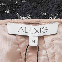Alexis Black Lace Sleeveless Jumpsuit M