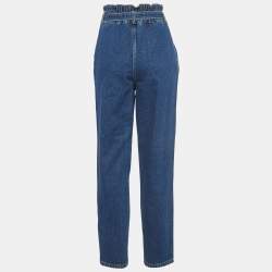 Alexis Blue Denim Belted High Waist Jeans S