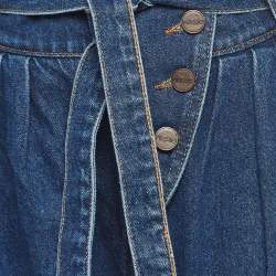 Alexis Blue Denim Belted High Waist Jeans S