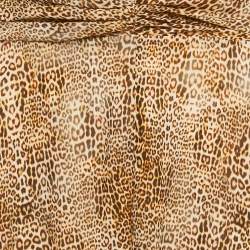 Alexis Brown Animal printed Chiffon Aaliyah Maxi Dress M