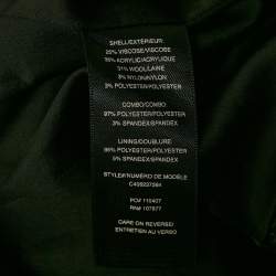 Alice + Olivia Black Lurex Tweed Jacket XS