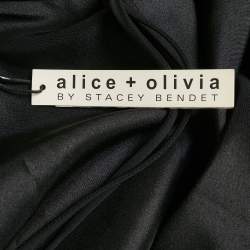 Alice + Olivia Metallic Brocade Sleeveless Mini Dress S