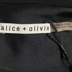 Alice + Olivia Metallic Brocade Sleeveless Mini Dress S