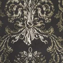 Pre Owned Alice + Olivia Black Floral Foil Print Fifi Mini Dress S