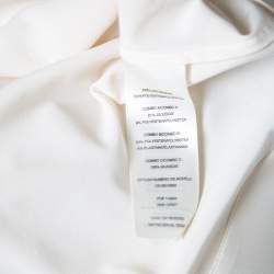 مملوكة مسبقًا Alice + Olivia Beige Antique Gold Lace Detail Julianne Ballerina Dress M