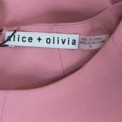 Pre Owned Alice + Olivia Dusty Pink Sleeveless Mini Coley Dress M