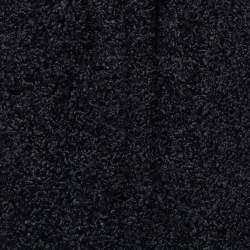 Alice + Olivia Black Boucle Oversized Ora Coat L