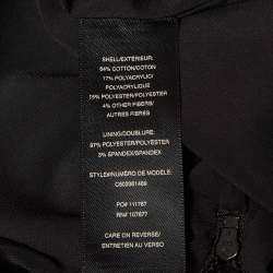 Pre Owned Alice + Olivia Black Jacquard Pleated Mini Skirt S