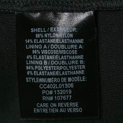 Pre Owned Alice + Olivia Black Floral Lace Iyanna Maxi Skirt M