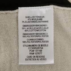 Alice + Olivia Multicolor Embroidered Intarsia Wool Gleeson Jumper M