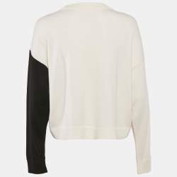 Alice + Olivia Multicolor Embroidered Intarsia Wool Gleeson Jumper M