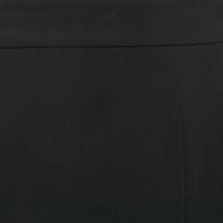 Pre Owned Alice + Olivia Black Crepe Classics Mini Skirt S